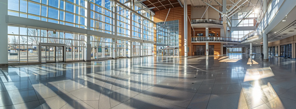 Lobby of a Large Conference Center